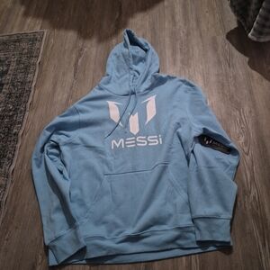 NWT Messi Collection Blue Color Men’s Sweatshirt Hoodie Size 2XL Classic...